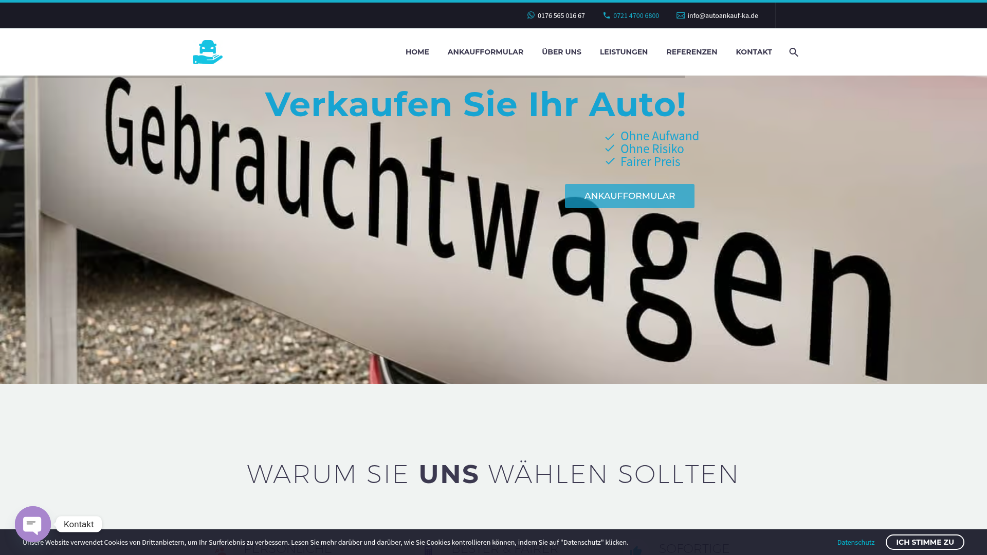 2. Autoankauf Karlsruhe Homepage