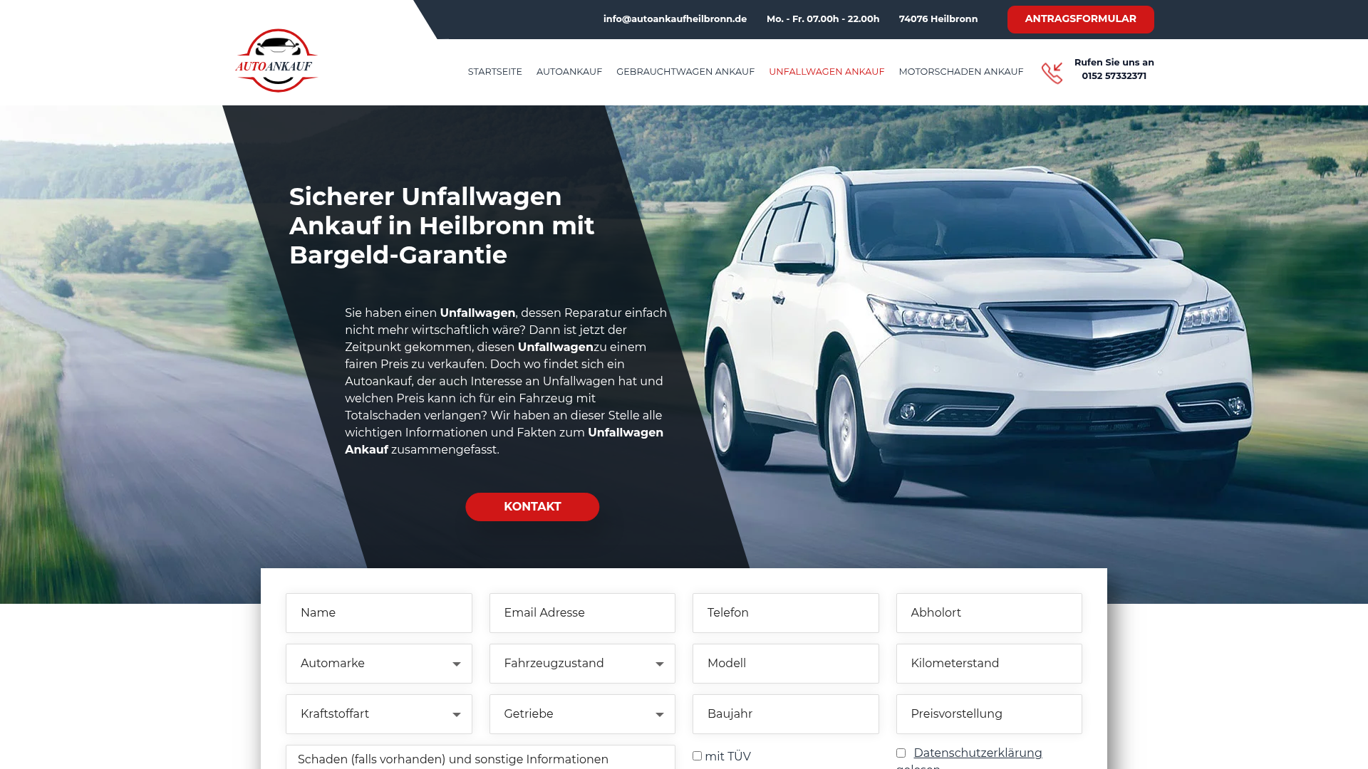 3. Autoankauf Heilbronn Homepage