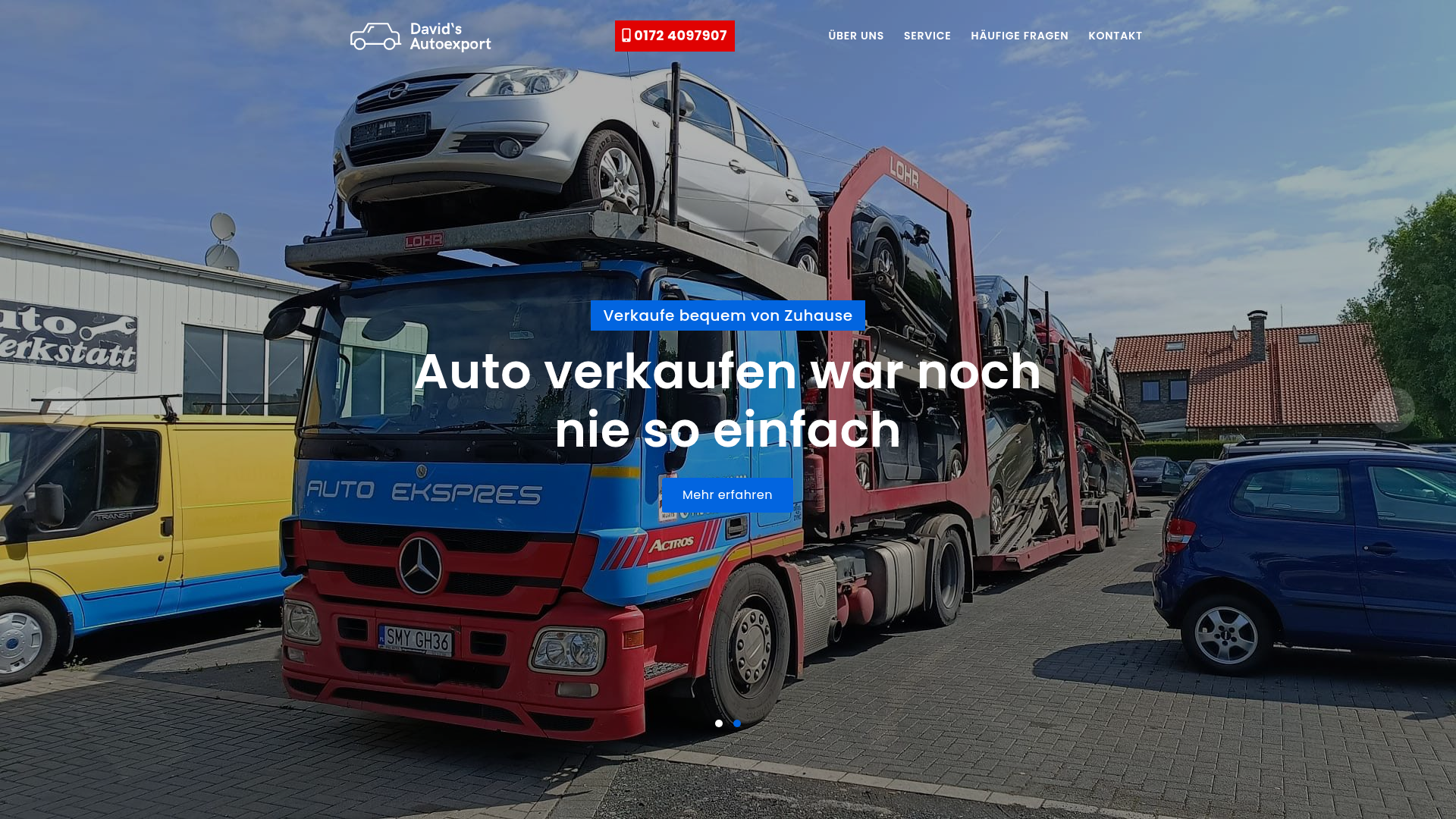 4. Davids Autoexport Homepage