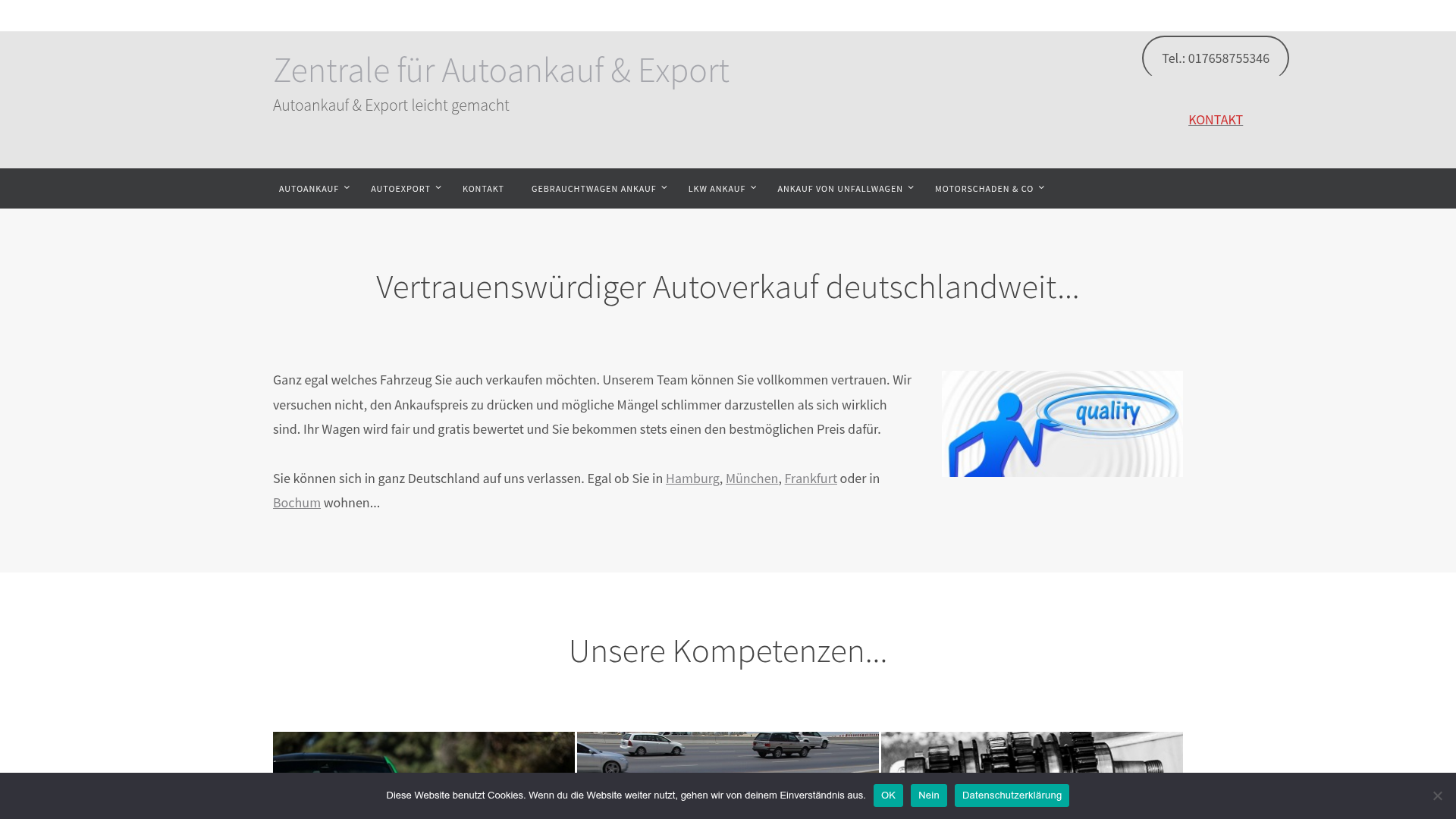 LKW Ankauf oder Transporter verkaufen: So wählen Sie richtig 10 3. Autoankauf Export Zentrale Homepage